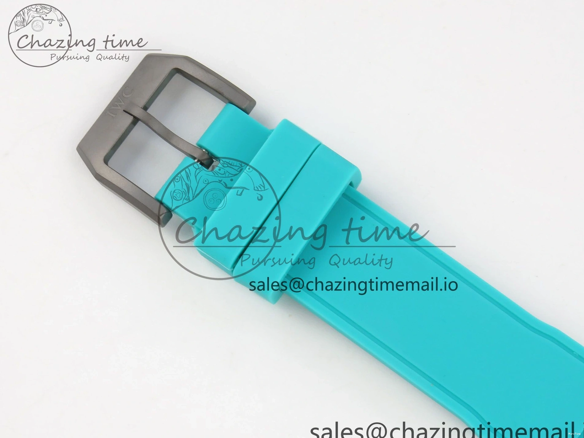 MIROTIME 0102 Pilot Mark XX BLSF 1:1 Best Edition Black Blue Dial on Blue Rubber Strap MIYOTA Sleek 6989